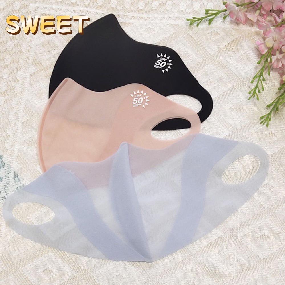 Cloth Face Mask Washable - Ультратонкая солнцезащитная маска из ледяного шелка