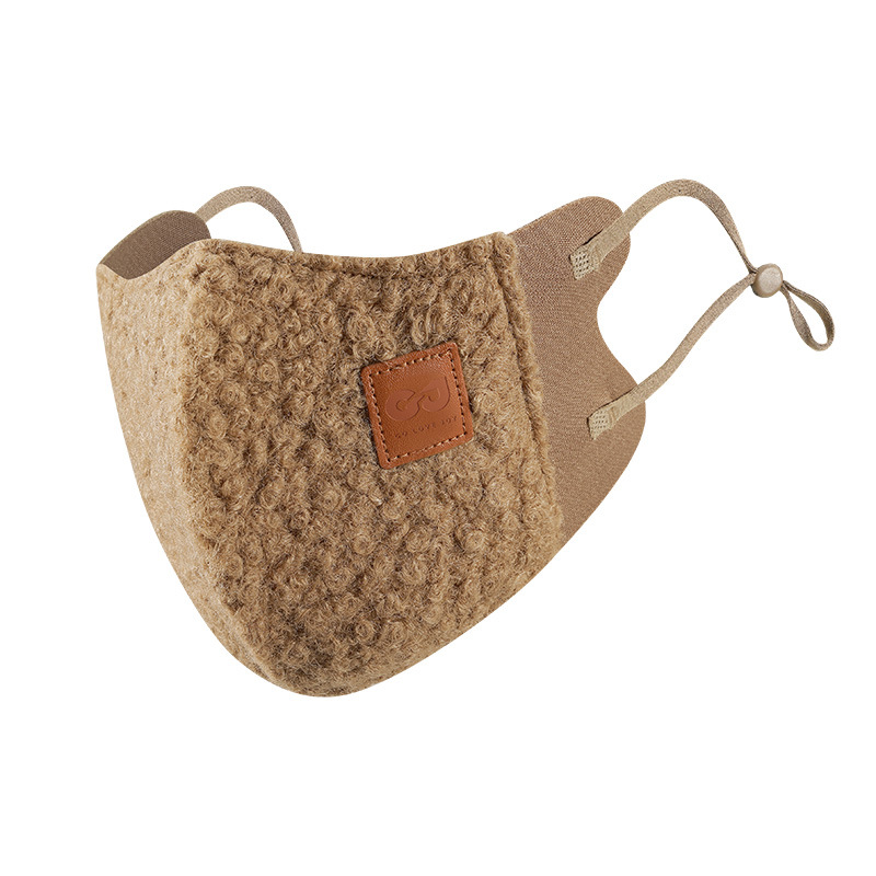 Cloth Face Mask Washable - Зимняя бархатная теплая маска, трехмерная маска